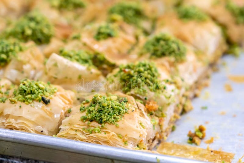 Middle Eastern Sweet Pastries Stock Image Image of heap, besan 166544385