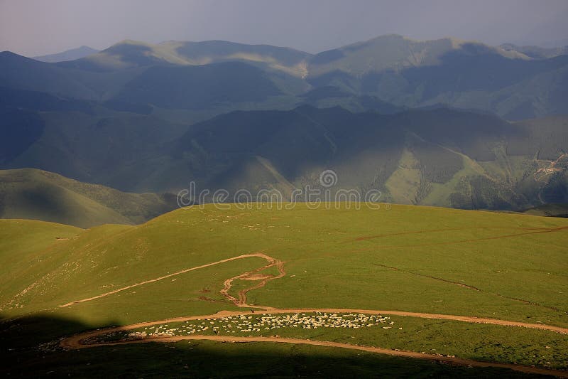 Middle platform on wutai peak