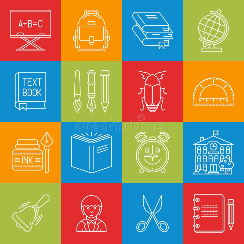 Books and school supplies design Royalty Free Vector Image