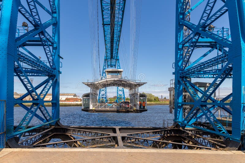 Transporter Bridge, Middlesbrough, UK stock photography