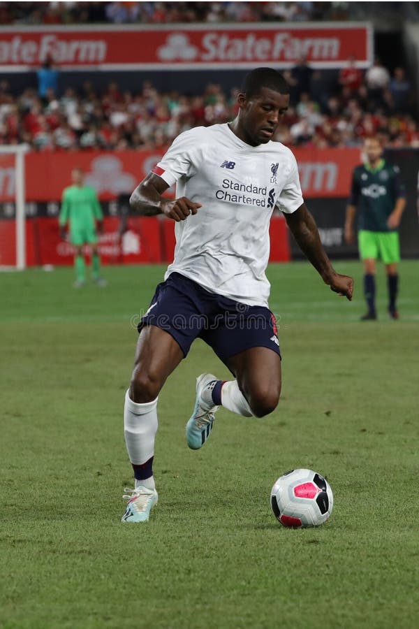 Nova Iorque Julho 2019 Midfielder Georginio Wijnaldum Liverpool