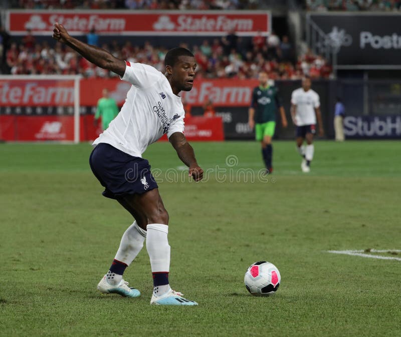 Nova Iorque Julho 2019 Midfielder Georginio Wijnaldum Liverpool