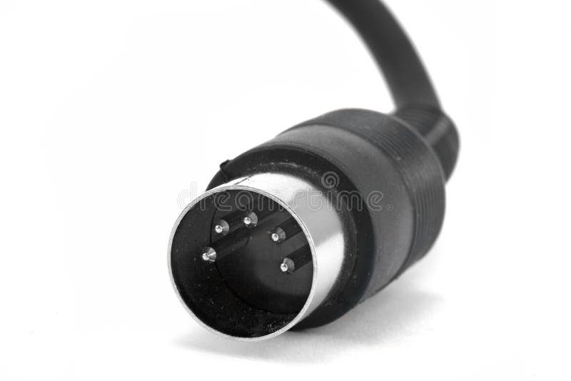 Midi cable stock image. Image of musical, synthesiser 9188759