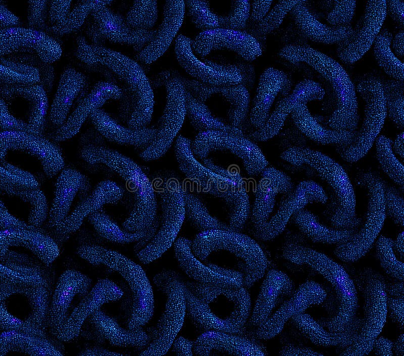 Midnight Blue Texture Abstract Loop Pattern Background stock illustration