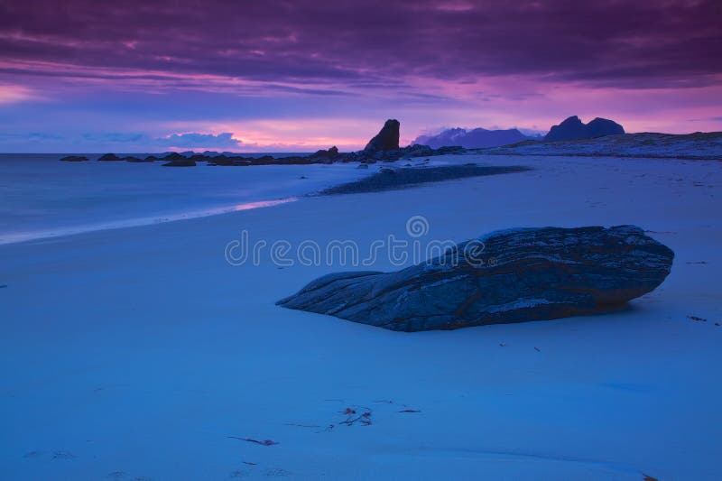 Midnight sun stock photo. Image of scandinavia, landscape 28829608