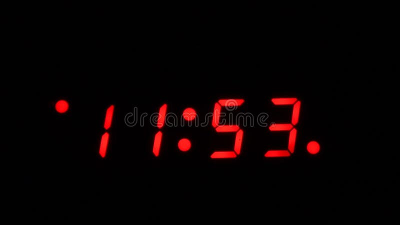 Telling time on a digital clock