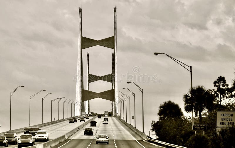 Napoleon Bonepart Bridge in Jacksonville, Florida