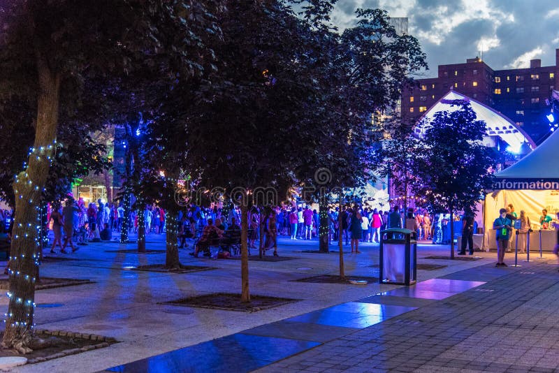Midsummer Night Swing at Lincoln Center Editorial Photography Image