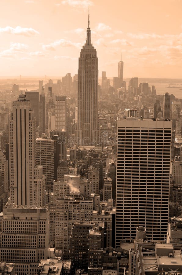 NEW YORK CITY, NY - OCT 29: Midtown and the Empire State Building on oct. 29, 2013 in New York City. Empire State Building is a 102-story landmarnd was world`s tallest building for more than 40 years. NEW YORK CITY, NY - OCT 29: Midtown and the Empire State Building on oct. 29, 2013 in New York City. Empire State Building is a 102-story landmarnd was world`s tallest building for more than 40 years