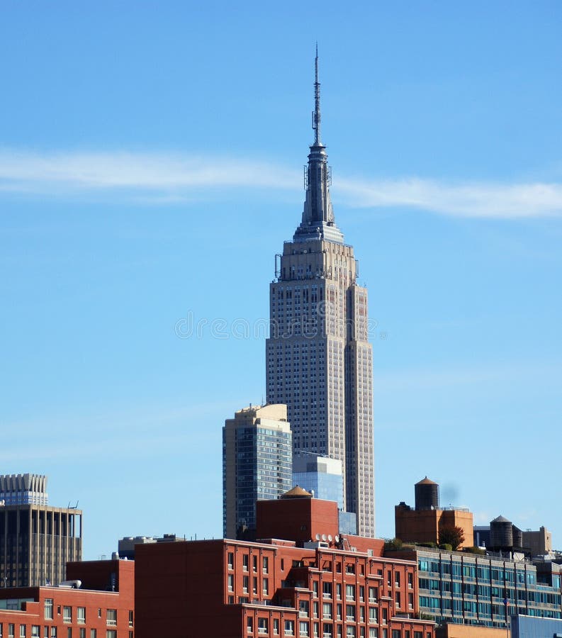 NEW YORK CITY, NY OCT 29: Midtown and the Empire State Building on Oct. 29, 2013 in New York City. Empire State Building is a 102-story landmark. It was world`s tallest building for more than 40 years. NEW YORK CITY, NY OCT 29: Midtown and the Empire State Building on Oct. 29, 2013 in New York City. Empire State Building is a 102-story landmark. It was world`s tallest building for more than 40 years