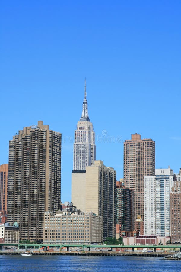 Midtown Manhattan skyline stock photo. Image of lower 2666164