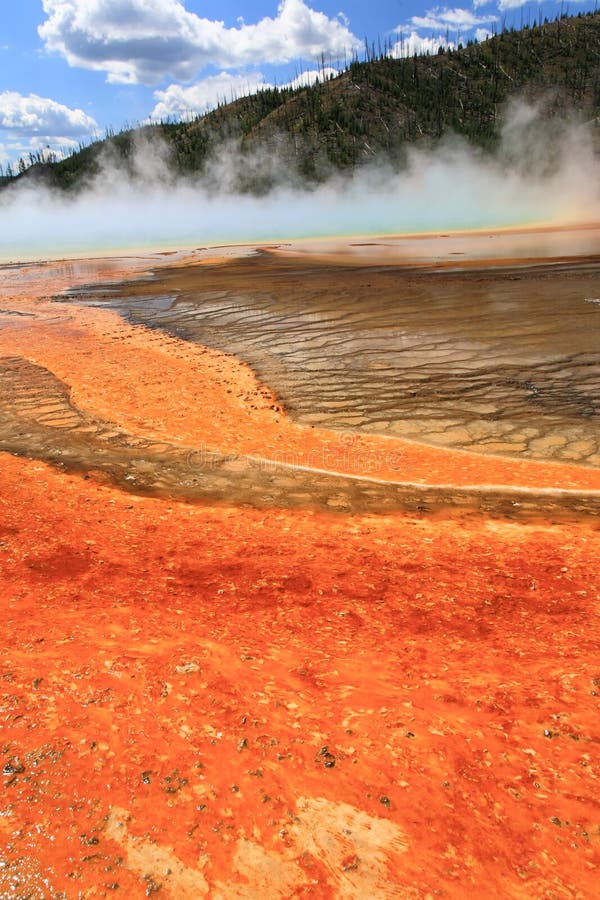 Midway Geyser Basin in Yellowstone