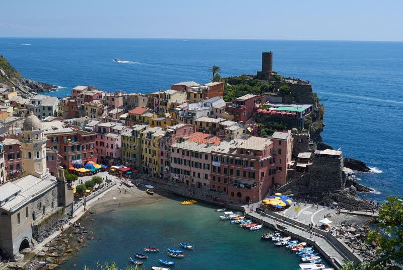 Vernazza is one of the five scenic cities known as Cingue Terre (the land of 5 cities) a national park in the region of Ligurien (Liguria) in Italy. The cities are placed seaside at an approximately 12 kilometers long area along the coast and they were earlier only accessible from boat. Today trains are running frequently from La Spezia to and from 5 railway stations and the walk between the villages are very scenic and romantic. Formats: .JPG .TIFF and RAW (.NEF). Vernazza is one of the five scenic cities known as Cingue Terre (the land of 5 cities) a national park in the region of Ligurien (Liguria) in Italy. The cities are placed seaside at an approximately 12 kilometers long area along the coast and they were earlier only accessible from boat. Today trains are running frequently from La Spezia to and from 5 railway stations and the walk between the villages are very scenic and romantic. Formats: .JPG .TIFF and RAW (.NEF).