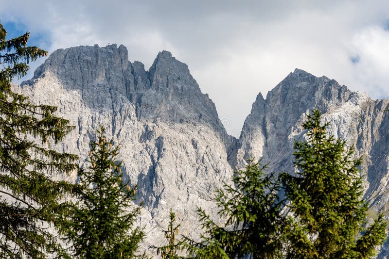 Mieming Range or Mieminger Mountains - Alps Tyrol Austria Stock Image ...