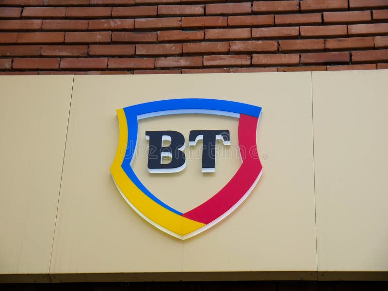 Banca Transilvania street sign.