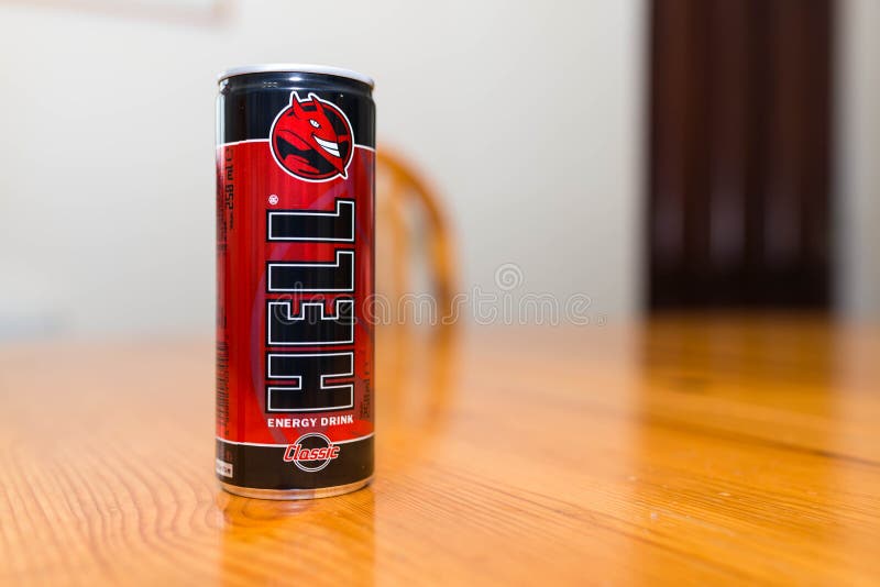 Hell Energy Drink Isolated on White Background. Editorial Photography Image of cans, ciuc