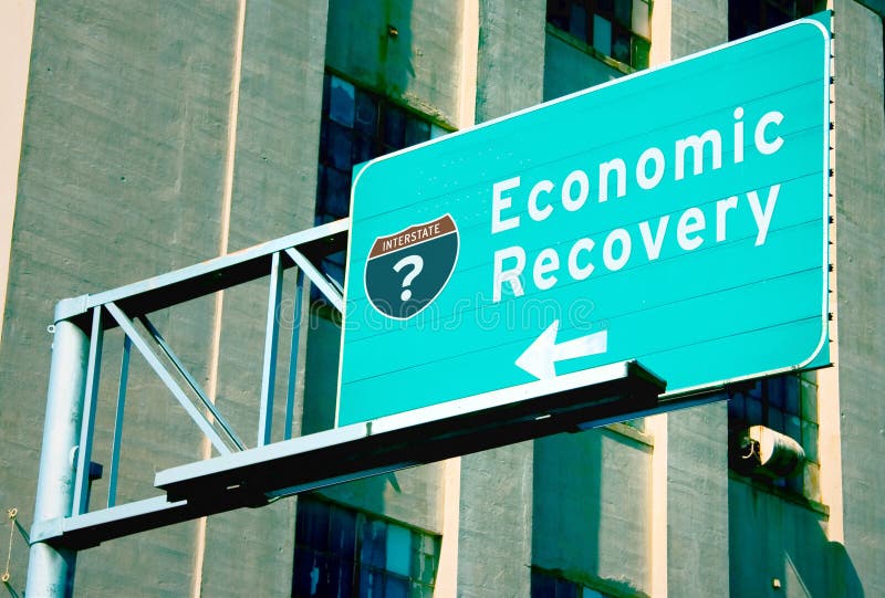 Miglioramento della situazione economica immagini stock Miglioramento della situazione economica immagini stock