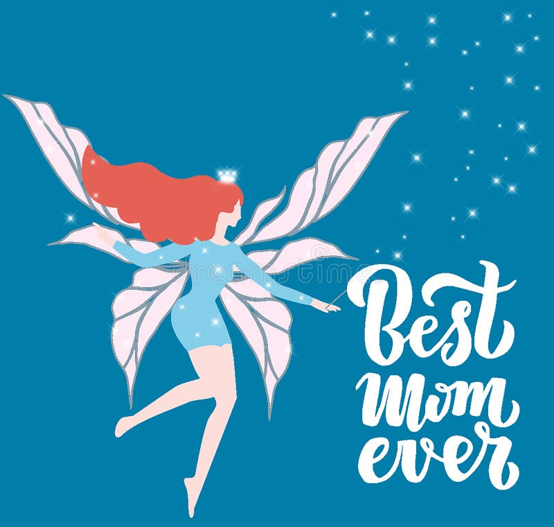 Migliore cartolina d'auguri mai eccellente di festa della mamma di citazione Illustrazione di vettore per il giorno del ` s della royalty illustrazione gratis Migliore cartolina d'auguri mai eccellente di festa della mamma di citazione Illustrazione di vettore per il giorno del ` s della royalty illustrazione gratis