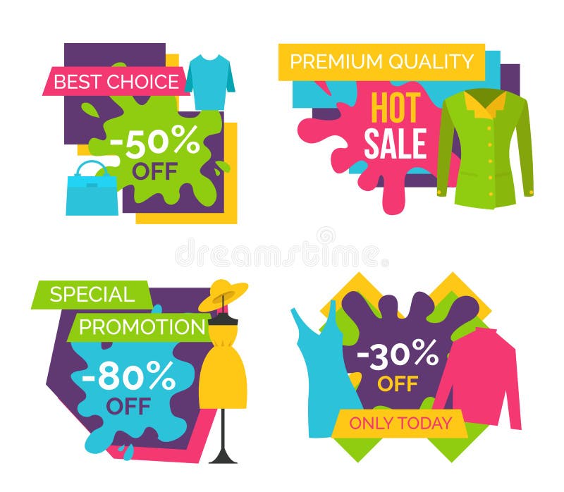 Migliore scelta 50 fuori dall'insieme caldo di vendita di qualità premio illustrazione di stock Migliore scelta 50 fuori dall'insieme caldo di vendita di qualità premio illustrazione di stock