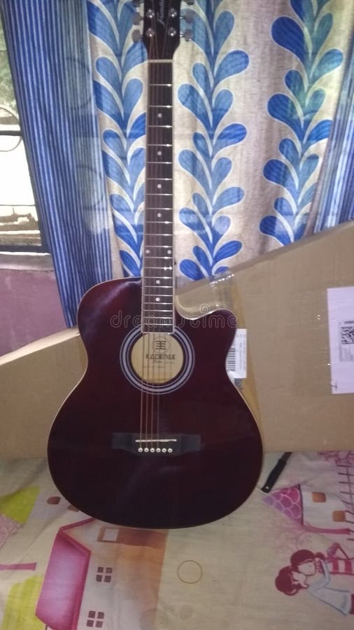 Mijn gitaar royalty-vrije stock foto Mijn gitaar royalty-vrije stock foto