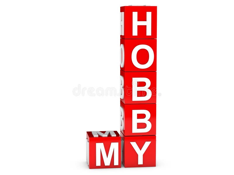 Mijn hobby stock illustratie Mijn hobby stock illustratie