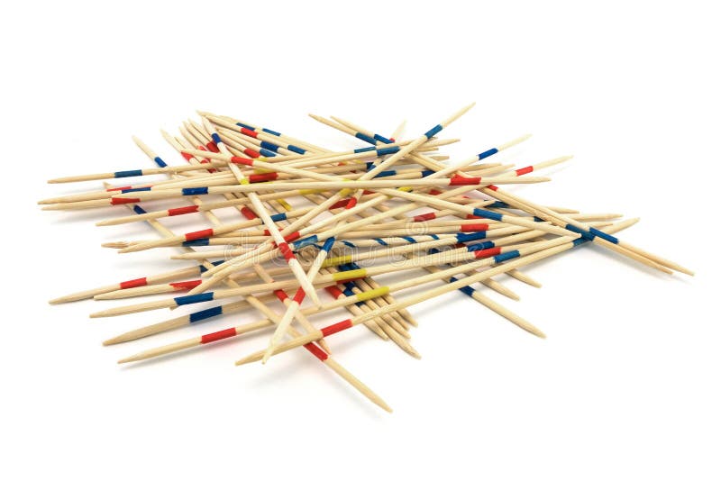 Mikado, a game of skill stock image. Image of color, light 5832639