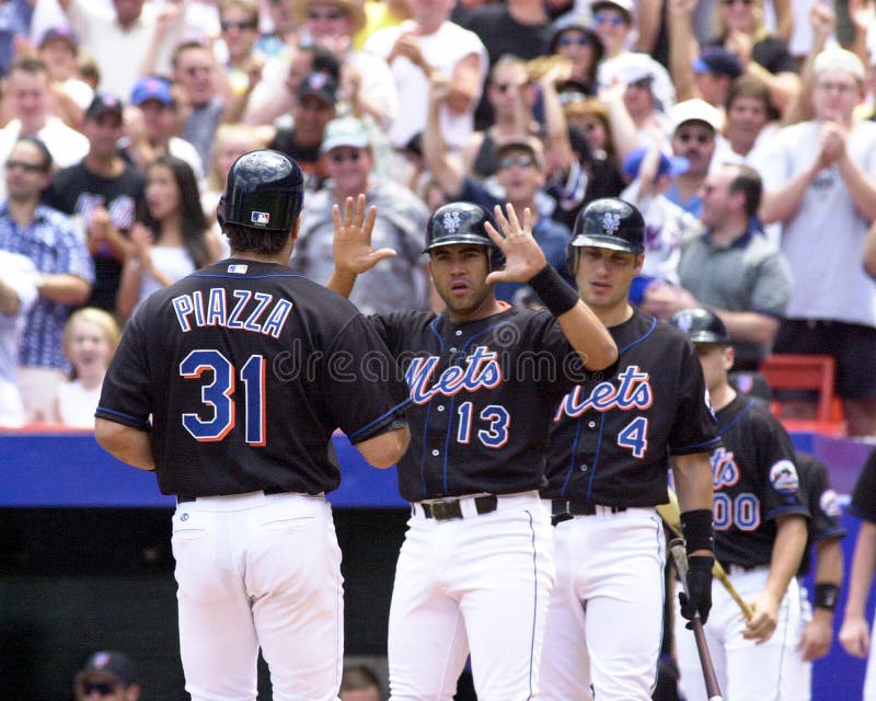 Mike Piazza Homers royaltyfri fotografi Mike Piazza Homers royaltyfri fotografi