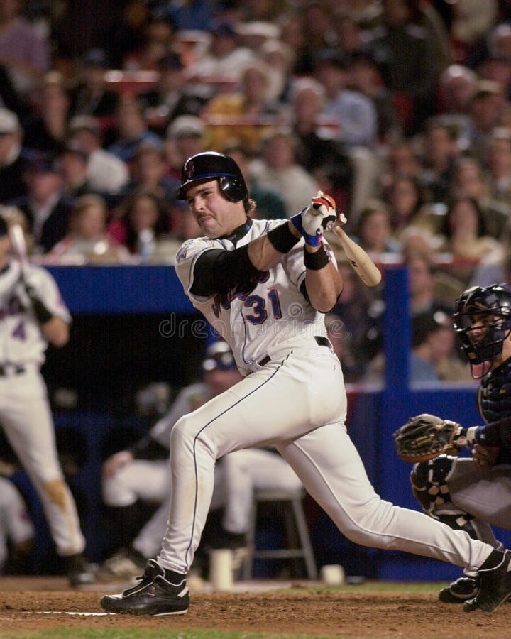 Mike Piazza, serie 2000 de mundo fotos de archivo Mike Piazza, serie 2000 de mundo fotos de archivo