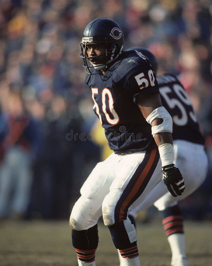 Mike Singletary, Linebacker, Chicago Bears Redactionele Stock Foto