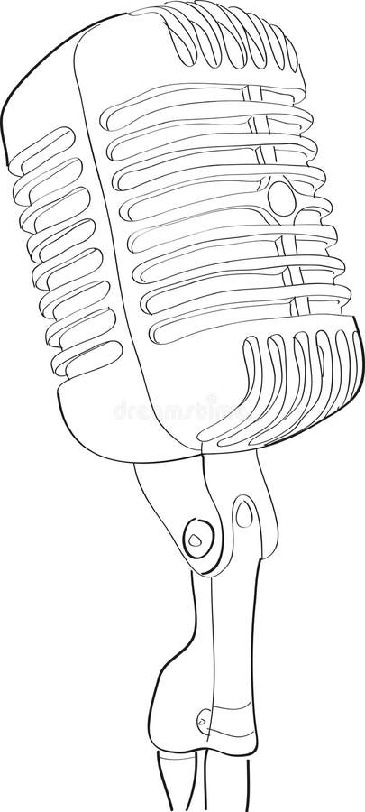 Mikrofon lizenzfreie abbildung