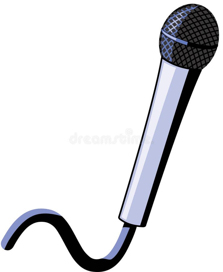 Mikrofon stock abbildung