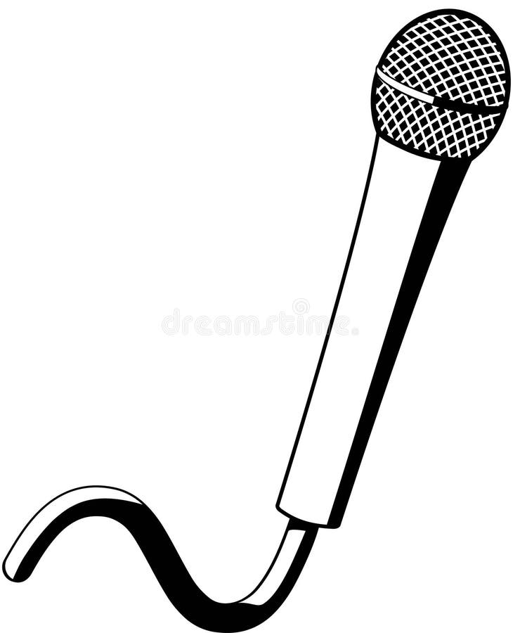 Mikrofon vektor abbildung