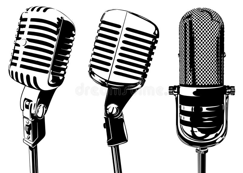 Mikrofon vektor abbildung