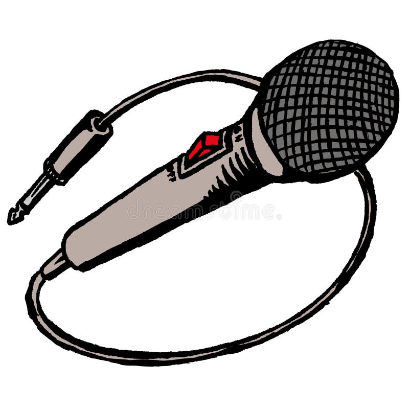 Mikrofon stock abbildung