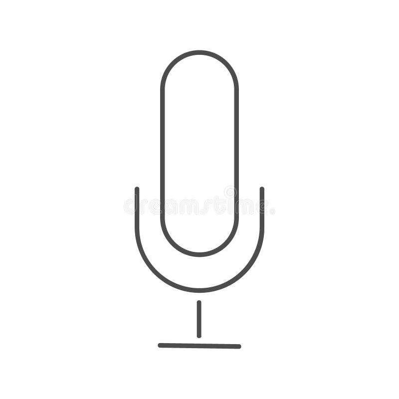 Mikrofon ikona, mikrofon ikony wektor w modnym mieszkanie stylu odizolowywającym na białym tle, mikrofon ikony wizerunek ilustracja wektor Mikrofon ikona, mikrofon ikony wektor w modnym mieszkanie stylu odizolowywającym na białym tle, mikrofon ikony wizerunek ilustracja wektor