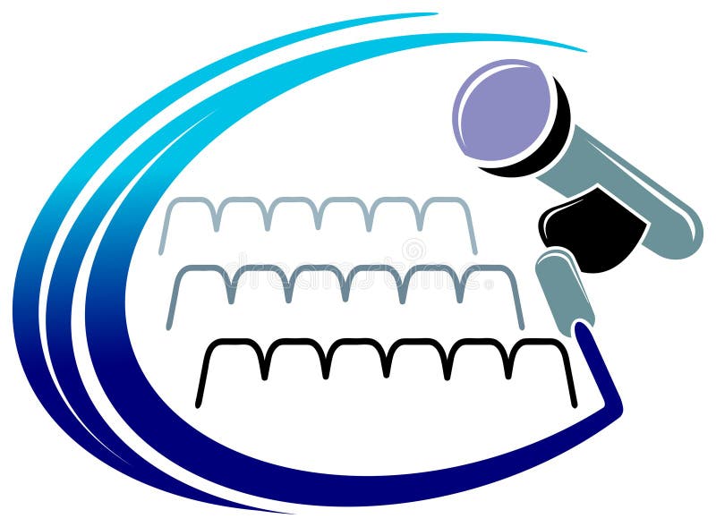 Mikrofon-Logo vektor abbildung