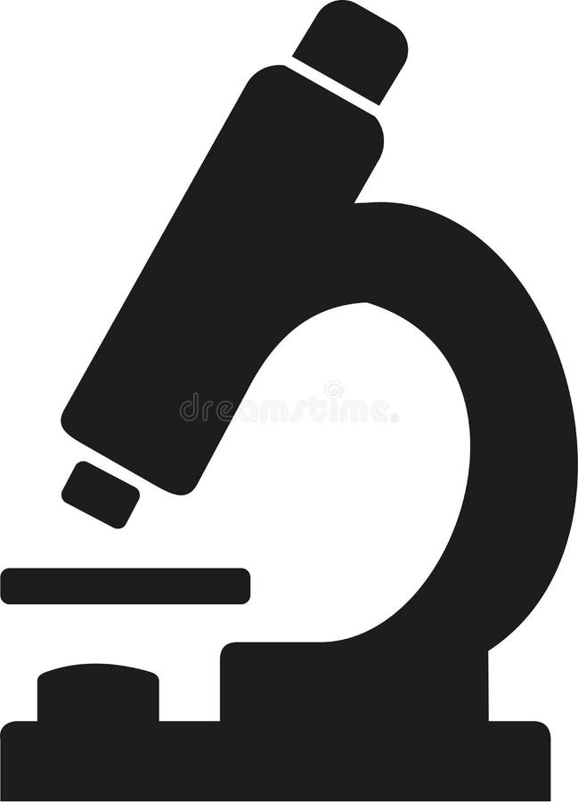 Mikroskopikonenvektor lizenzfreie abbildung Mikroskopikonenvektor lizenzfreie abbildung