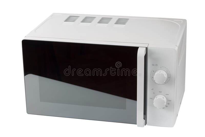 Shot of microwave oven on white background. Shot of microwave oven on white background