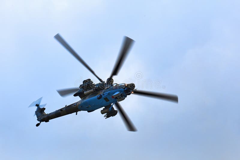 Mil Mi-28 Mi-28NM, codification of NATO: Havoc. Russian all-weather, day-night, military tandem, two-seat anti-armor