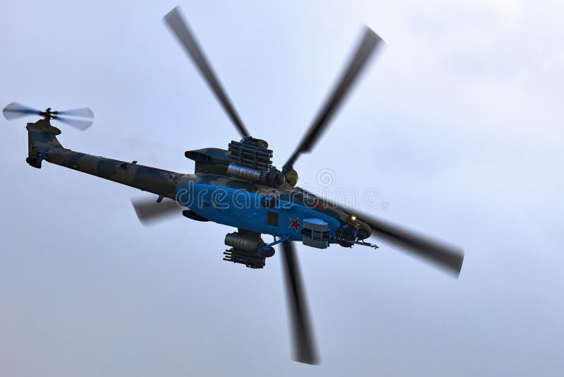 Mil Mi-28 Mi-28NM, codification of NATO: Havoc. Russian all-weather, day-night, military tandem, two-seat anti-armor