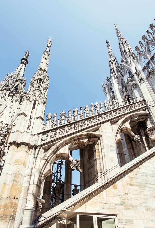 Milan cathedral (Duomo di Milano), Italy, cultural heritage stock images Milan cathedral (Duomo di Milano), Italy, cultural heritage stock images