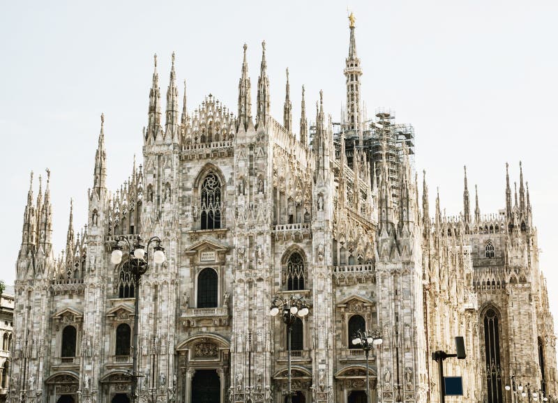 Milan cathedral - Duomo di Milano, Milan, Italy stock photos Milan cathedral - Duomo di Milano, Milan, Italy stock photos