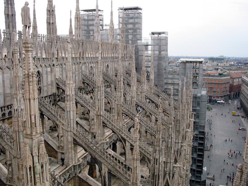 Milan Dome stock photo. Image of landmark, culture, european 13880282
