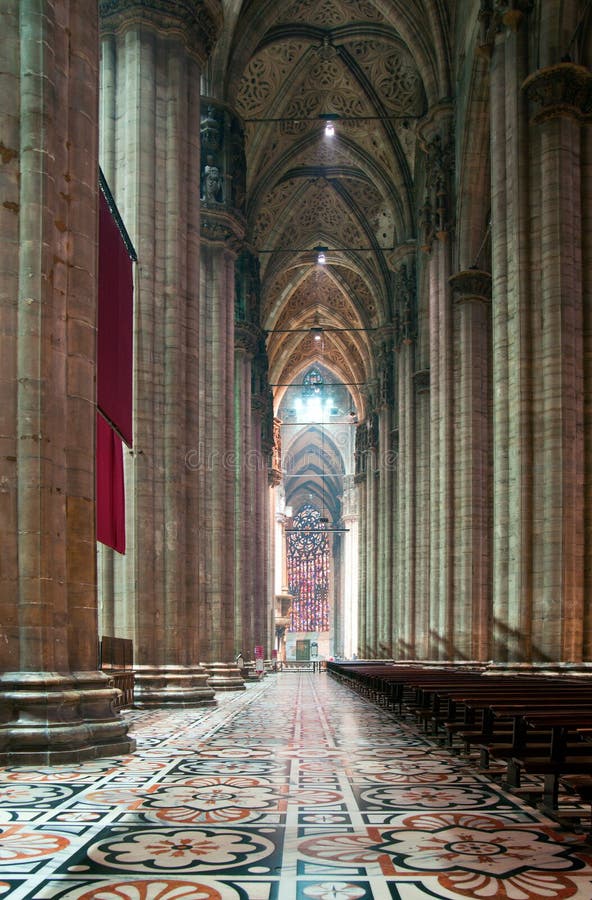 Milan Dome stock photo. Image of marble, background, europe 15624722