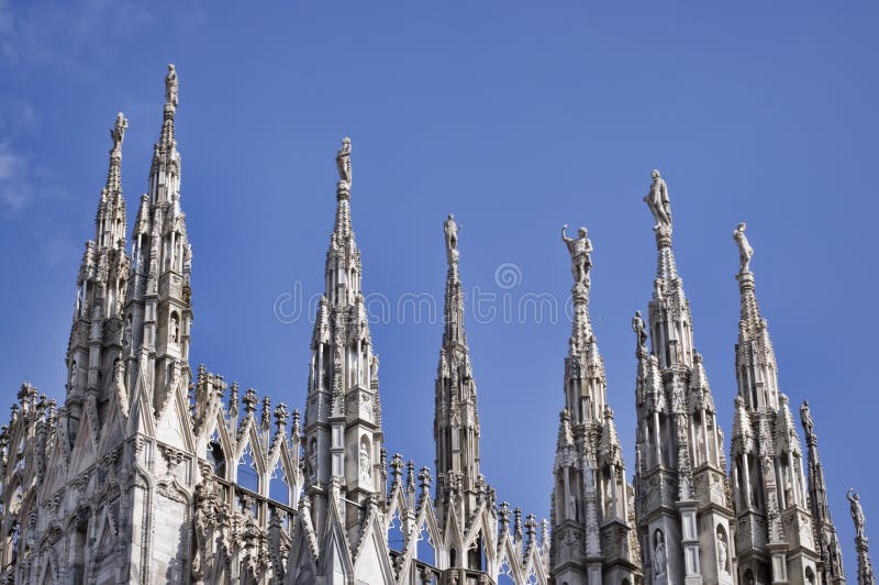 Milan Dome stock photo. Image of historic, gothic, city 15624722