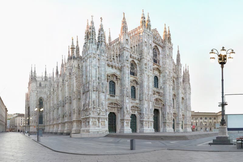 Il duomo, simbolo di Milano, Italia.