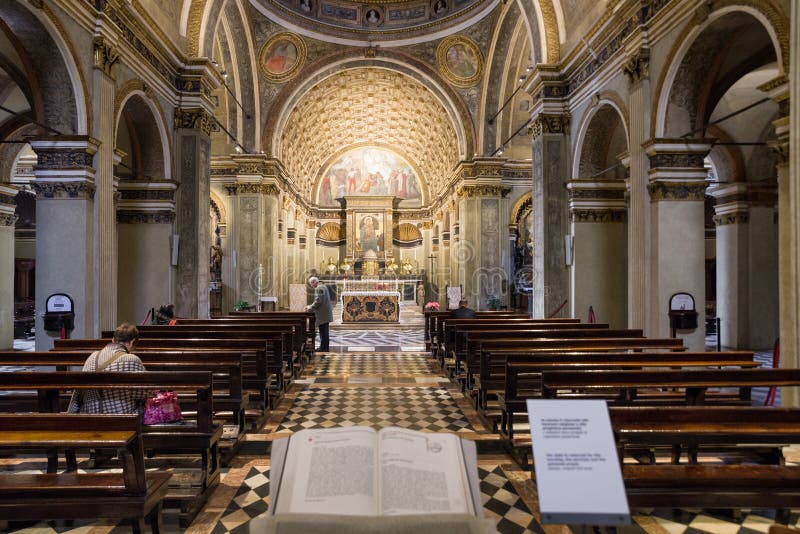 Church Santa Maria Presso San Satiro in Milan Editorial Stock Image - Image of inside, basilica: 118940729 Church Santa Maria Presso San Satiro in Milan Editorial Stock Image - Image of inside, basilica: 118940729