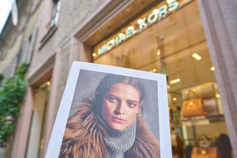 MILAN, ITALY - CIRCA NOVEMBER, 2017: Michael Kors store in Milan