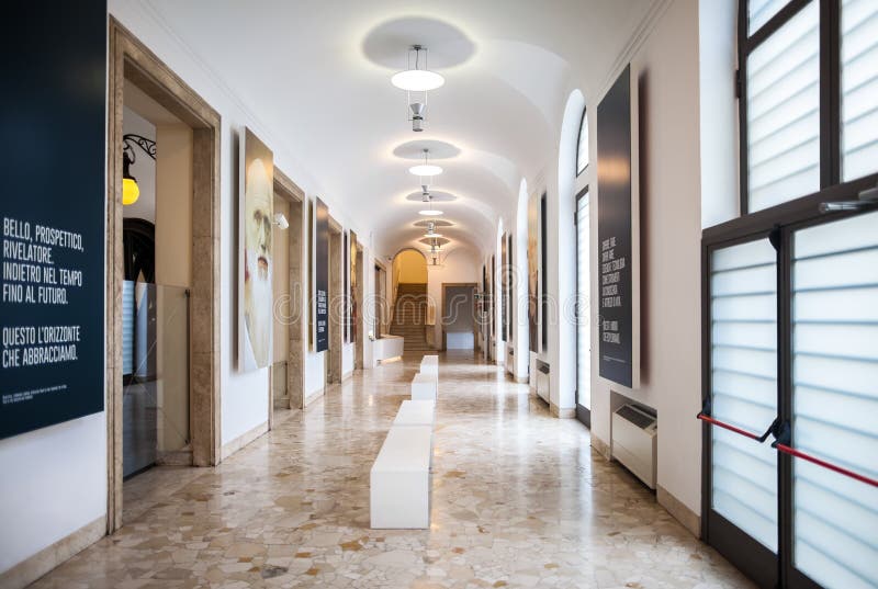 MILAN, ITALY JUNE 9, 2016 the Corridor of Science and Technology