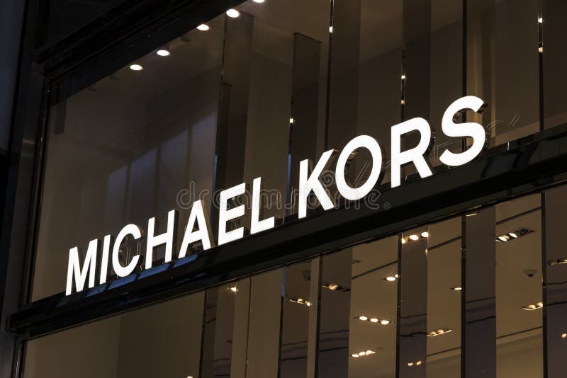 Logo of the Michael Kors Store on the Street of Milan in Italy. Editorial  Photography - Image of brand, city: 140551622